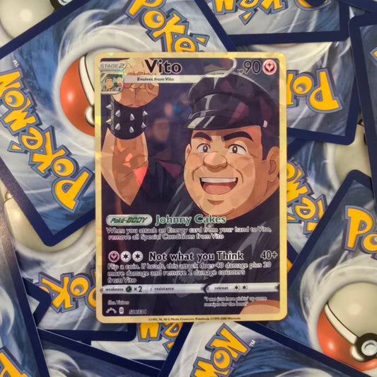 Vito Pokemon Card - The Sopranos -Ghibli style