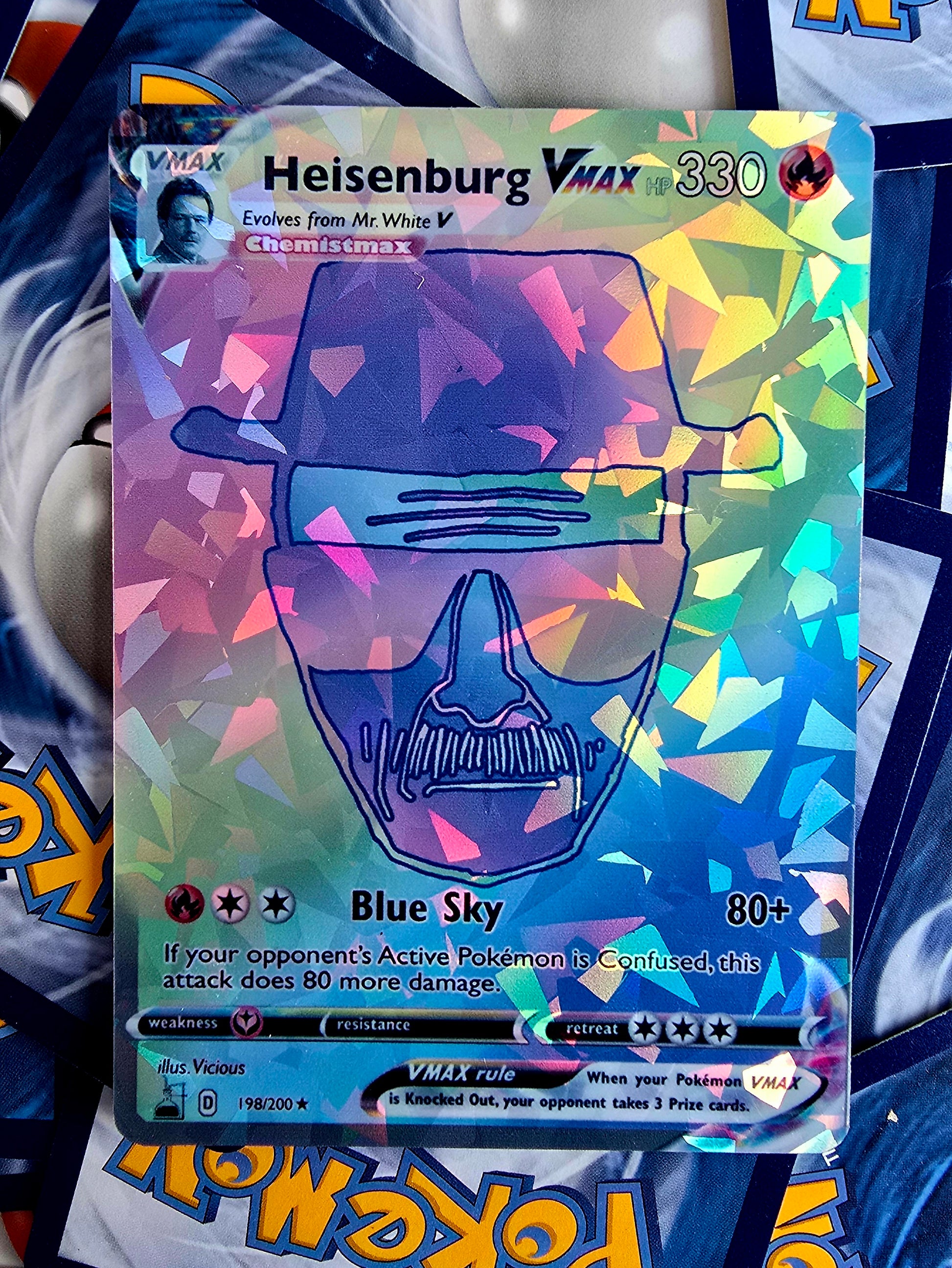 Walter White Pokemon Card - Rainbow Rare