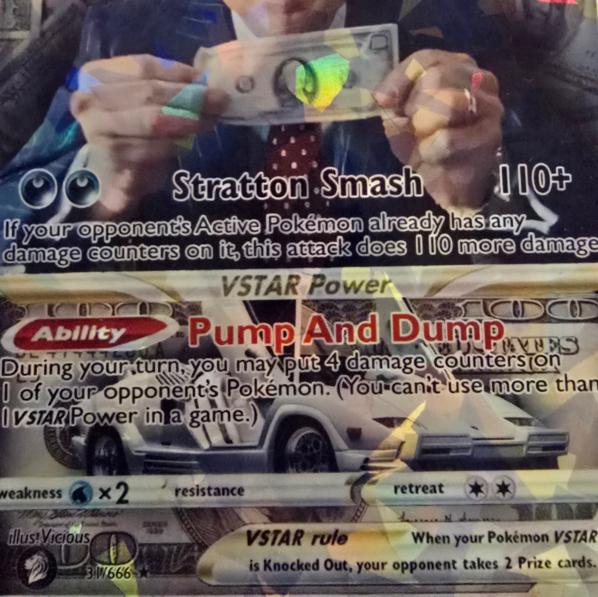 wolf pokemon card Jordan Belfort Pokemon Card